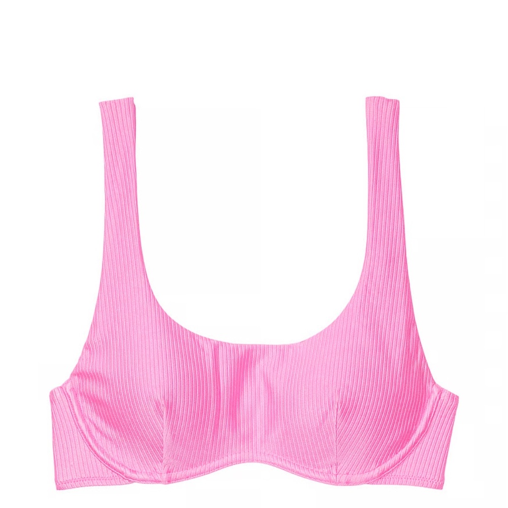 Pink / Victoria’s Secret bikini top. Size medium but runs small.